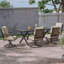 Ensemble de 6 chaises de patio à bascule Gunars-110923865