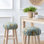Housse pour tabouret de bar 13 po Bella Rose