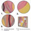 Danse de l'ombre, illustration vintage jaune et rose - peinture abstraite, impressions d'art mural-735264838-735264837