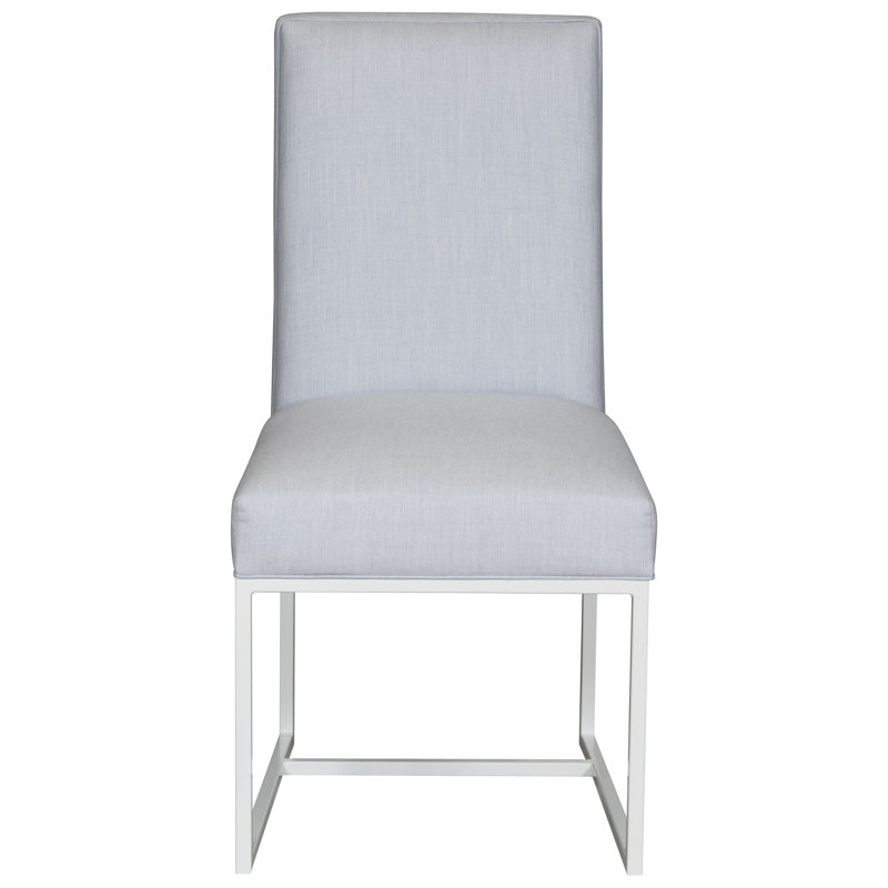 Michael Weiss Outdoor Lounge Chair, Kramer Linen Polyester, White