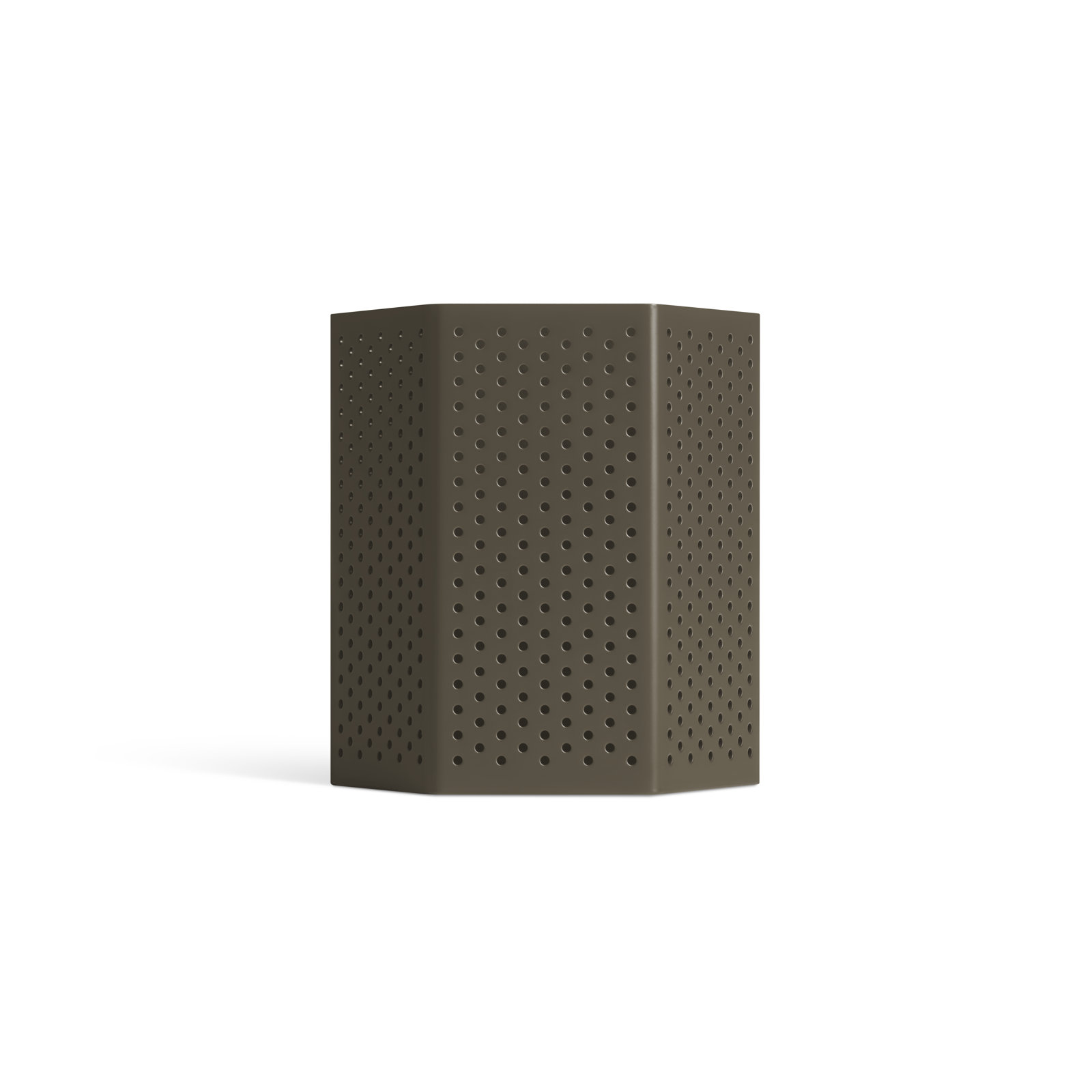 Wink Lantern Candle Holder, 6" H x 6" W x 5" D, Dark Olive