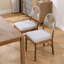 Chaises de salle à manger Boho avec revêtement en lin tissé et dossier en corde tissée (ensemble de 2)-119989251-119989252