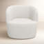 Maya Swivel Chair In Boucle-199708921