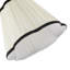 22cm H Fabric Empire Lamp Shade ( No Direct Attachment Method ) in White