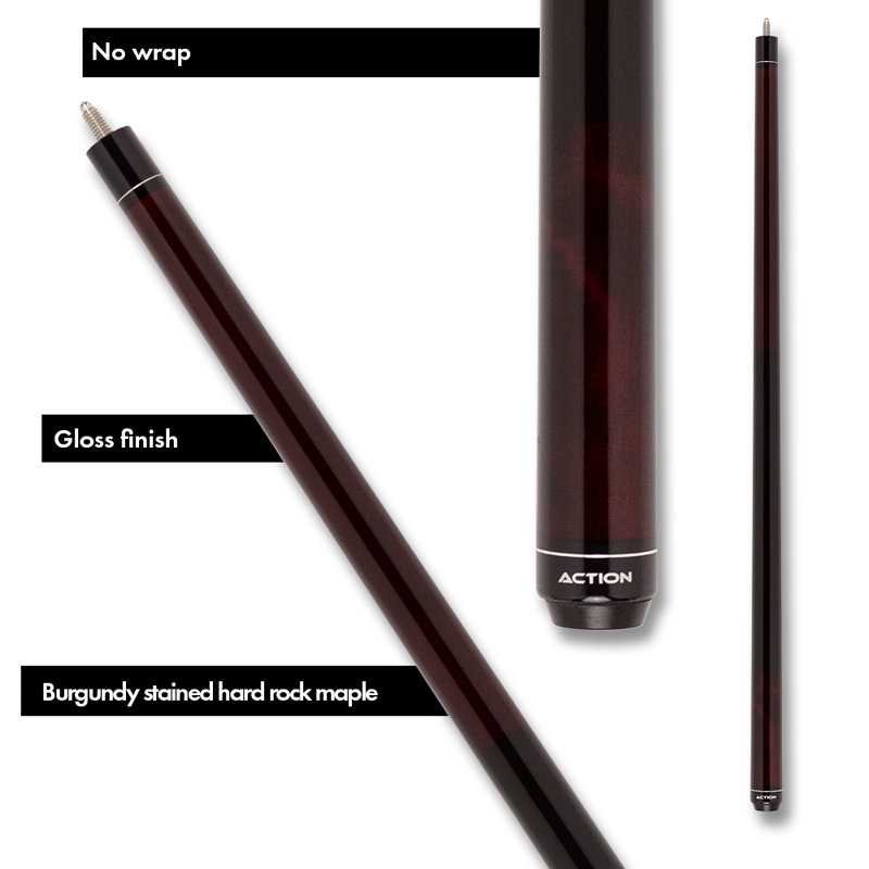 Pool Cue, 21 oz., Burgundy
