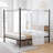 Willowdean Metal Canopy Bed-1118942264
