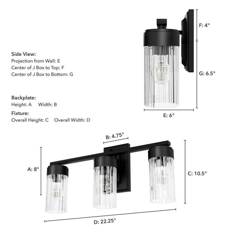Gatz - Light Dimmable Vanity Light, 3