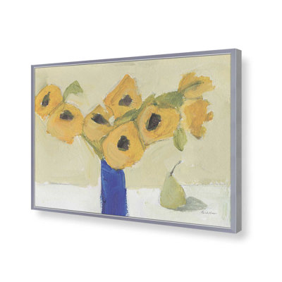 «Yellow in Blue» par Pamela Munger, reproduction d'art