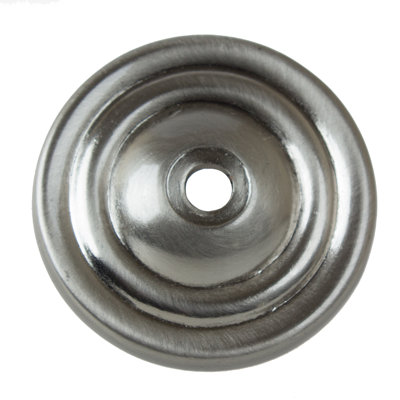 Contre-plaque ronde ronde à bouton d'armoire