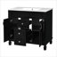 36'' Bathroom Vanity with Top Sink, Modern Bathroom Storage Cabinet with 2 Soft Closing Doors and 2 Drawers-1206944202