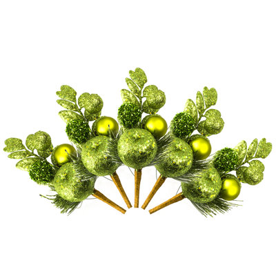 Apple, Leaf, and Spray Pick