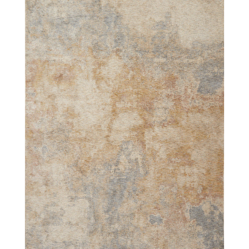 Lernig Abstract Indoor Rug, Rectangle 6'7" x 9'4"