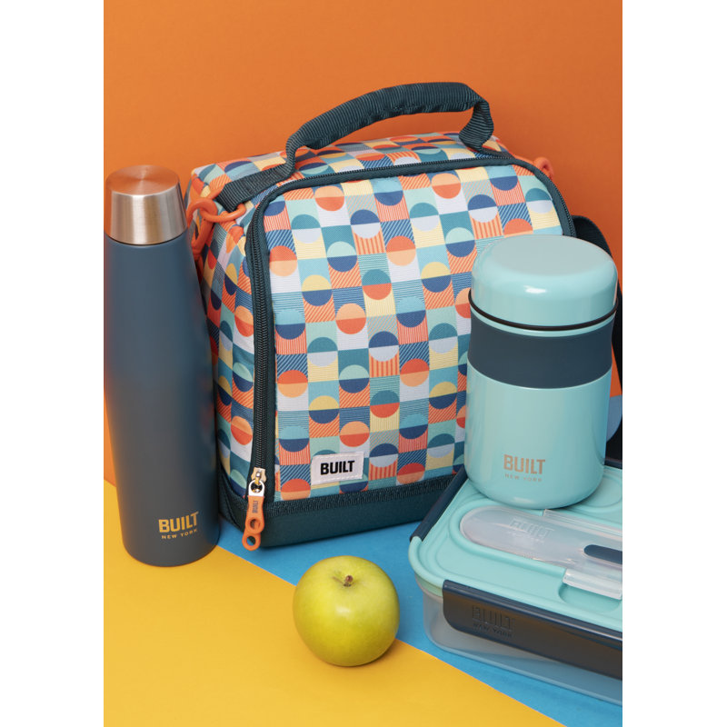Retro Textile Picnic Cooler