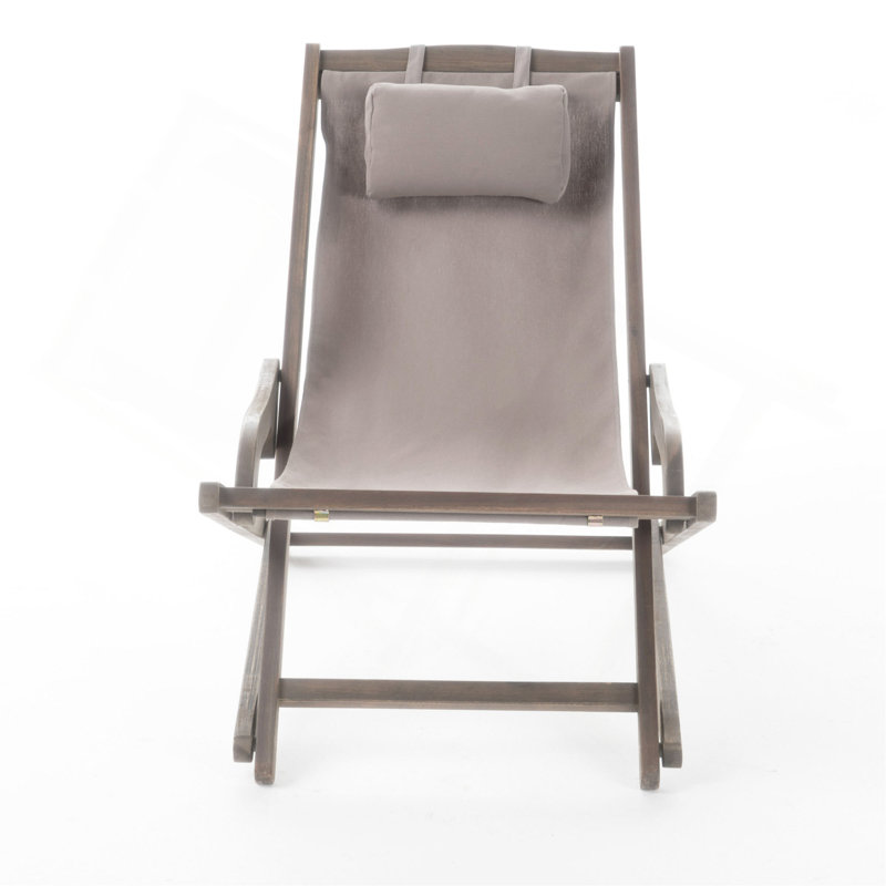 Fauteuil de plage Nikki - gris (ensemble de 2)