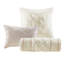Ensemble de literie élégant 7 pièces, édredon en polyester, chambre à coucher moderne