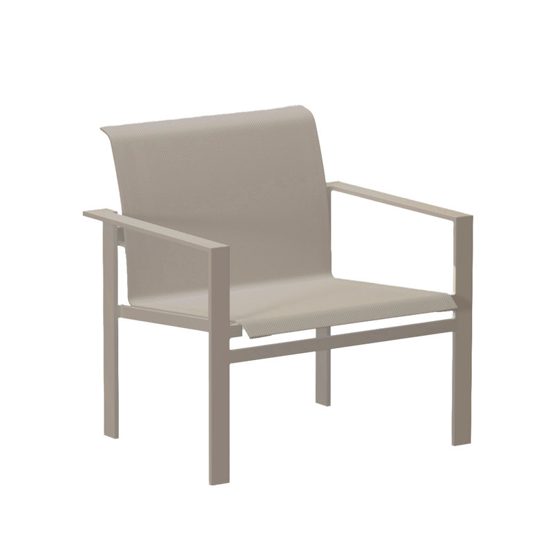 Donney - Chaise longue - Siège gris, Moka mat