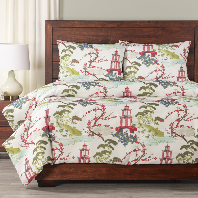 Zen Eclectic Polyester Duvet Cover, Full Duvet Cover + 5 Additional Pieces