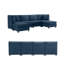 Canapé modulaire rembourré modulaire en chenille 6 pièces 6 pièces Comfy-1060837974