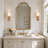 Lidia 1 - Light Dimmable Wall Sconce with Off-White Fabric Shade