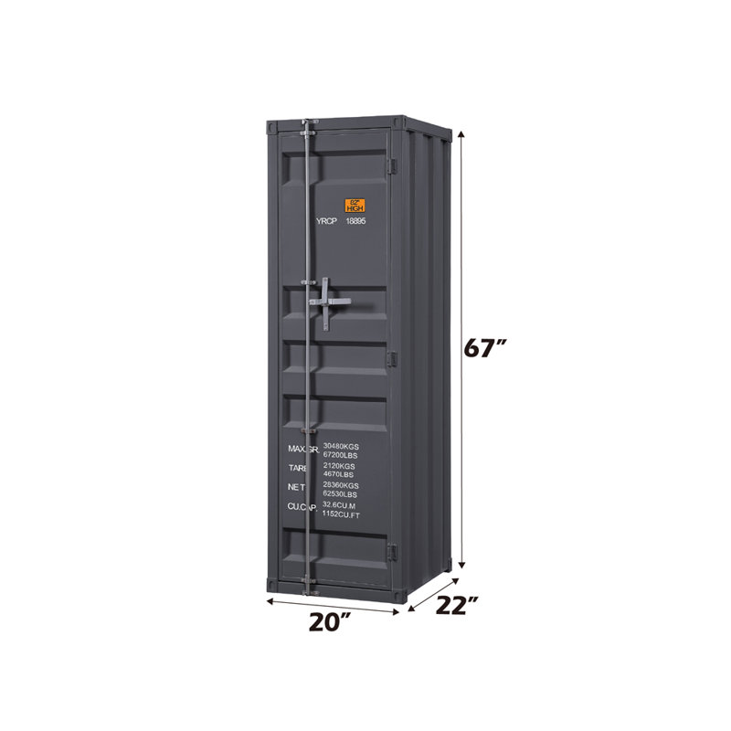 Armoire Kwinton, Métal industriel