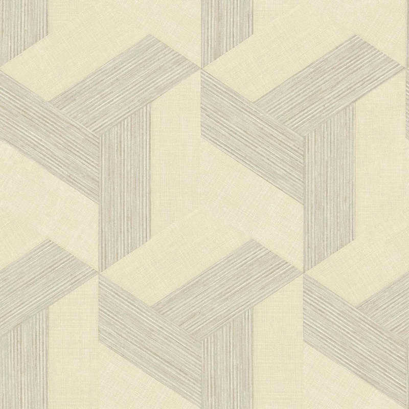 Galerie Synergy Geometric Wallpaper, Beige