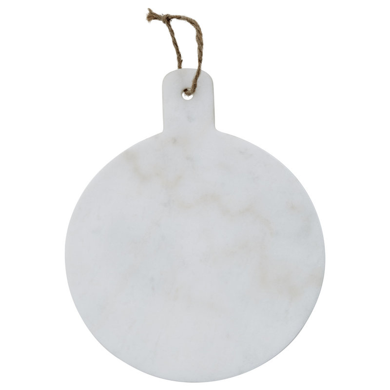 Round Marble Paddle Chopping Board