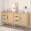 Armoire de rangement, buffet / commode en rotin - standard