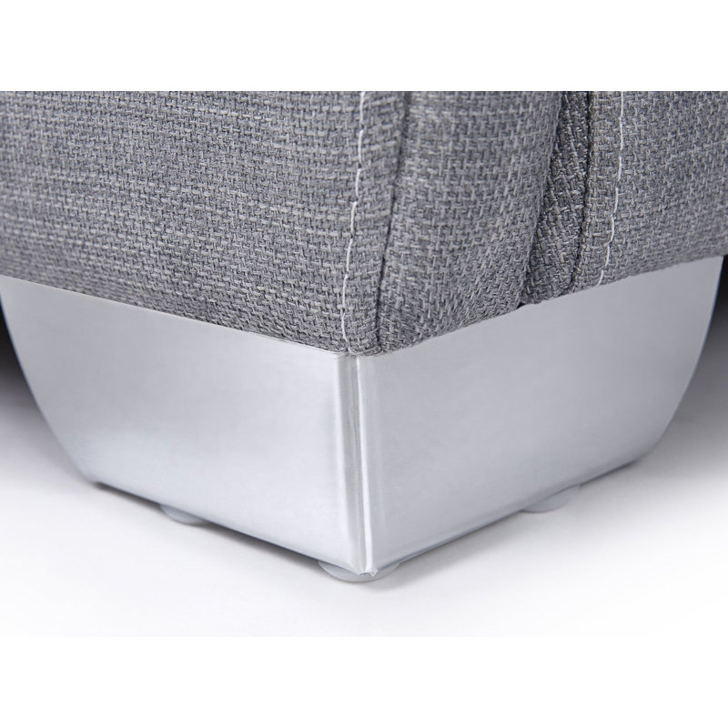 Paris Upholstered Bed, Grey/Brown/Blue, 180 x 200cm