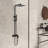 Luxurious Complete Shower System with Rough-in Valve Rain Showerhead-89016525