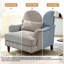 Upholstered Cotton Blend Armchair-1829530927