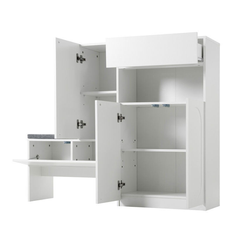 Rangement pour chaussures Alex White 21, Blanc