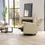 Fauteuil inclinable et oscillant Global Home avec repose-pieds manuel en coquille d'œuf Madras-117952484