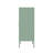 Naomi 32" Modern Steel Accent Cabinet with 3 Adjustable Shelves in Sage Green-1062753258