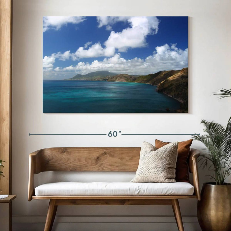 Nicci Saint Kitts Coastline, H 34 po x l 51 po