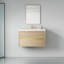 Armoire de rangement flottante pour salle de bain avec comptoir en résine de pierre et tiroirs à fermeture en douceur-1991250227