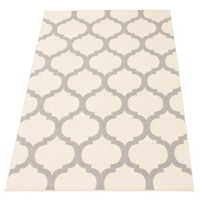 Ensemble de tapis gris / ivoire Jullie
