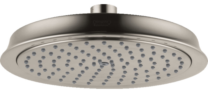Raindance C 180 Rain Shower Head, Brushed Nickel