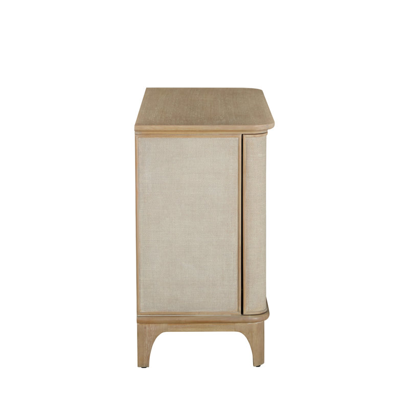 Somerset Mahogany Wood Accent Chest - 1 Shelves, Drift