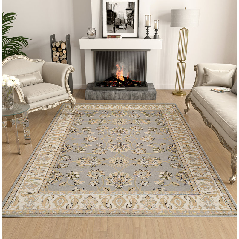 Tapis modernes pour le salon Bev-37, Rectangle 8 pi x 11 pi