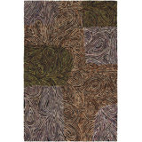 Twister Wool Abstract Area Rug