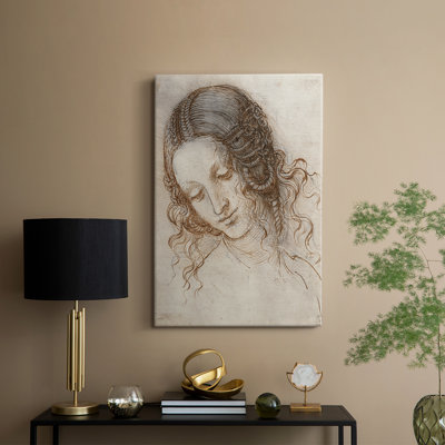 «The Head of Leda», toile tendue par Leonardo Da Vinci
