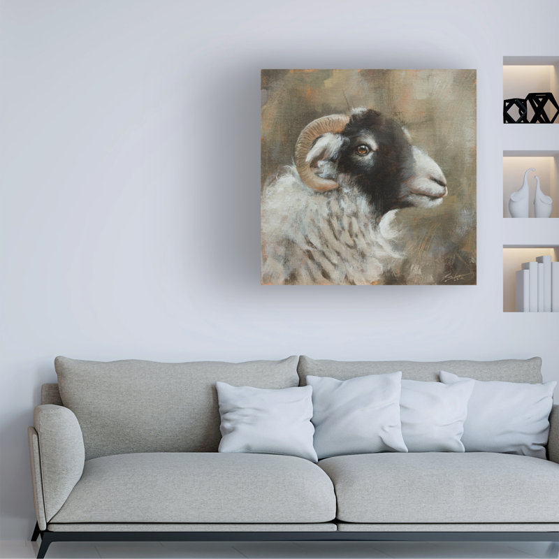 Art sur toile «Rhin John», H 14 po x l 14 po