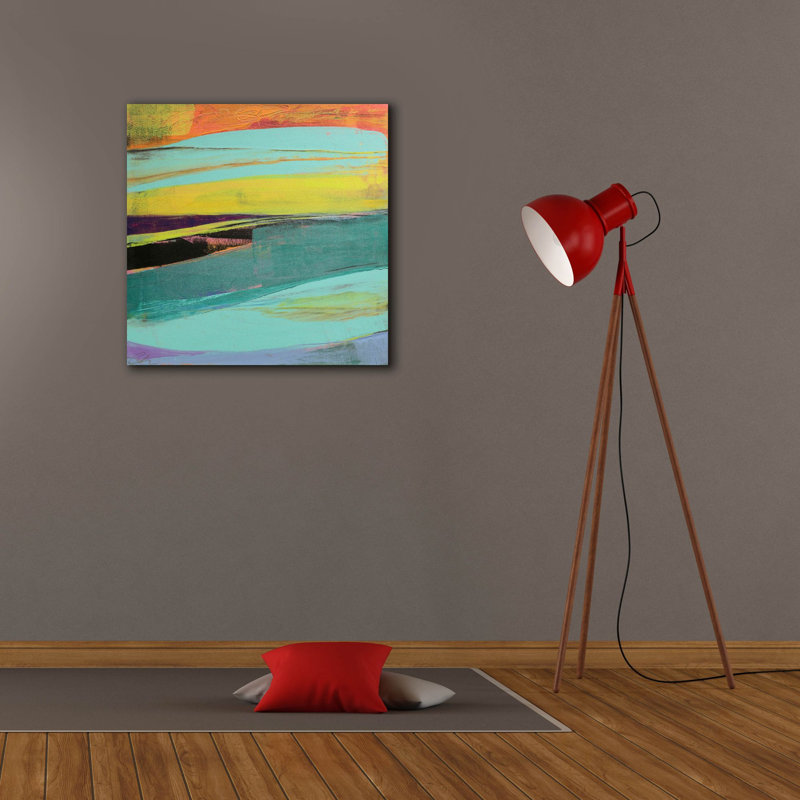 Toile épique «Black Sands No. 2» par Cathe Hendrick, 26 po x 26 po