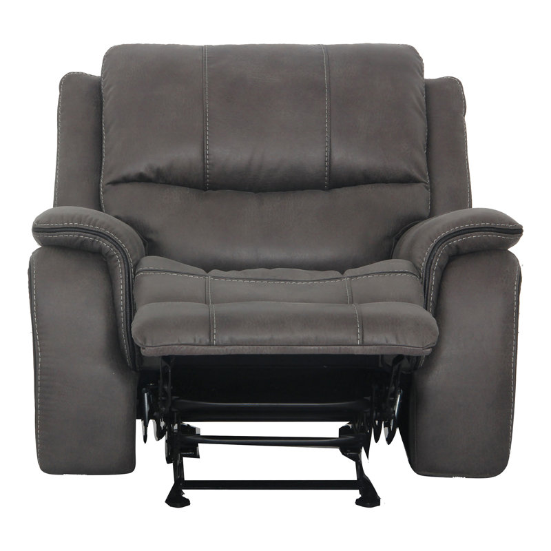 Fauteuil inclinable et oscillant Virtyt, Polyester gris foncé