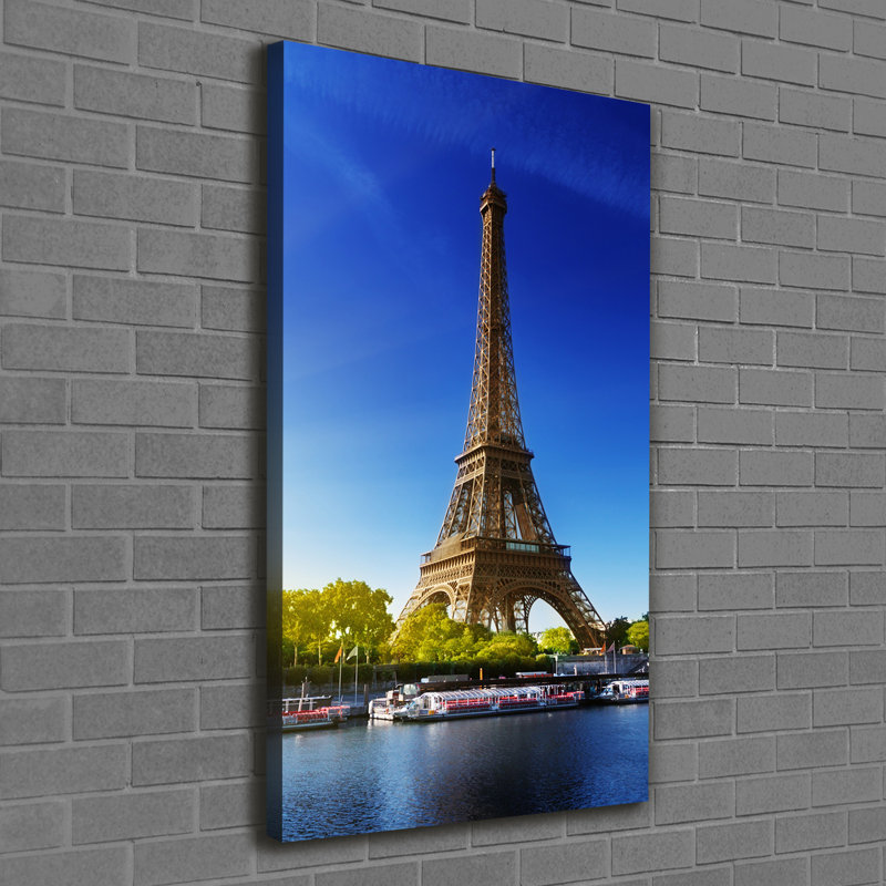 Eiffel Tower Paris - Wrapped Canvas Print