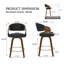 Tabouret de bar 26 po Mid-Century-340060399