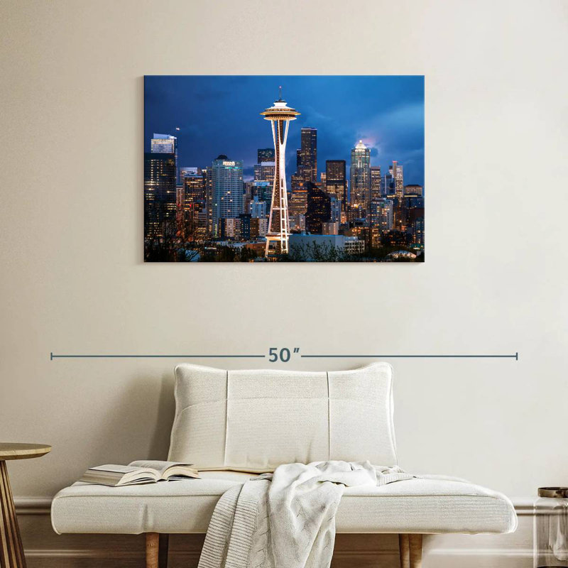 Kavia Space Needle Seattle, 24" H x 36" W
