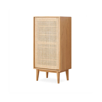 Modern Burlywood Solid Wood Shoe Storage