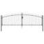 174.5cm H x 400cm W Steel Gate