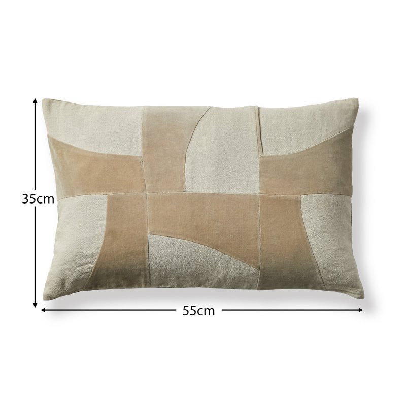 Dannis Throw Pillow Cover, Clay